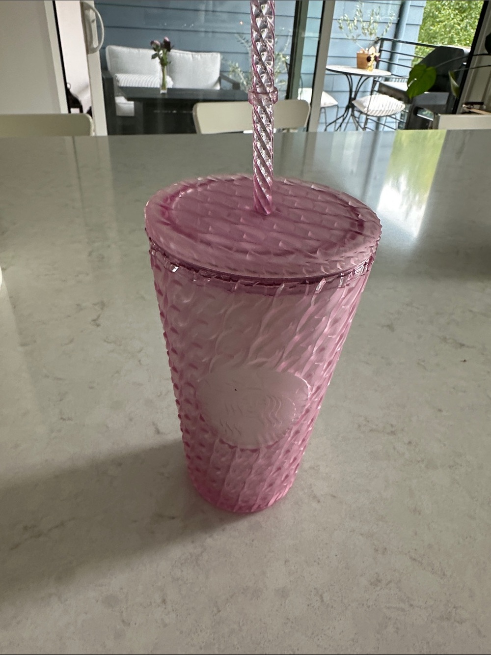 brand new pink cup